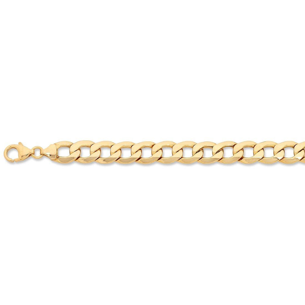 55cm Curb Chain in 9kt Yellow Bonded Gold
