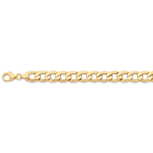 55cm Curb Chain in 9kt Yellow Bonded Gold