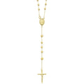 66cm Rosary Necklace in 9kt Yellow Bonded Gold