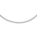 Daniel Wellington Elan Flat Chain Necklace Short Silver