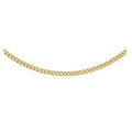 Stainless Steel Gold Colour Men's Curb Chain Necklace 65cm