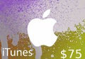 iTunes $75 US Card