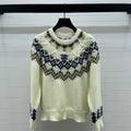 Chanel 2025 Sweater Cream Mix Colors Wool Nylon 319615