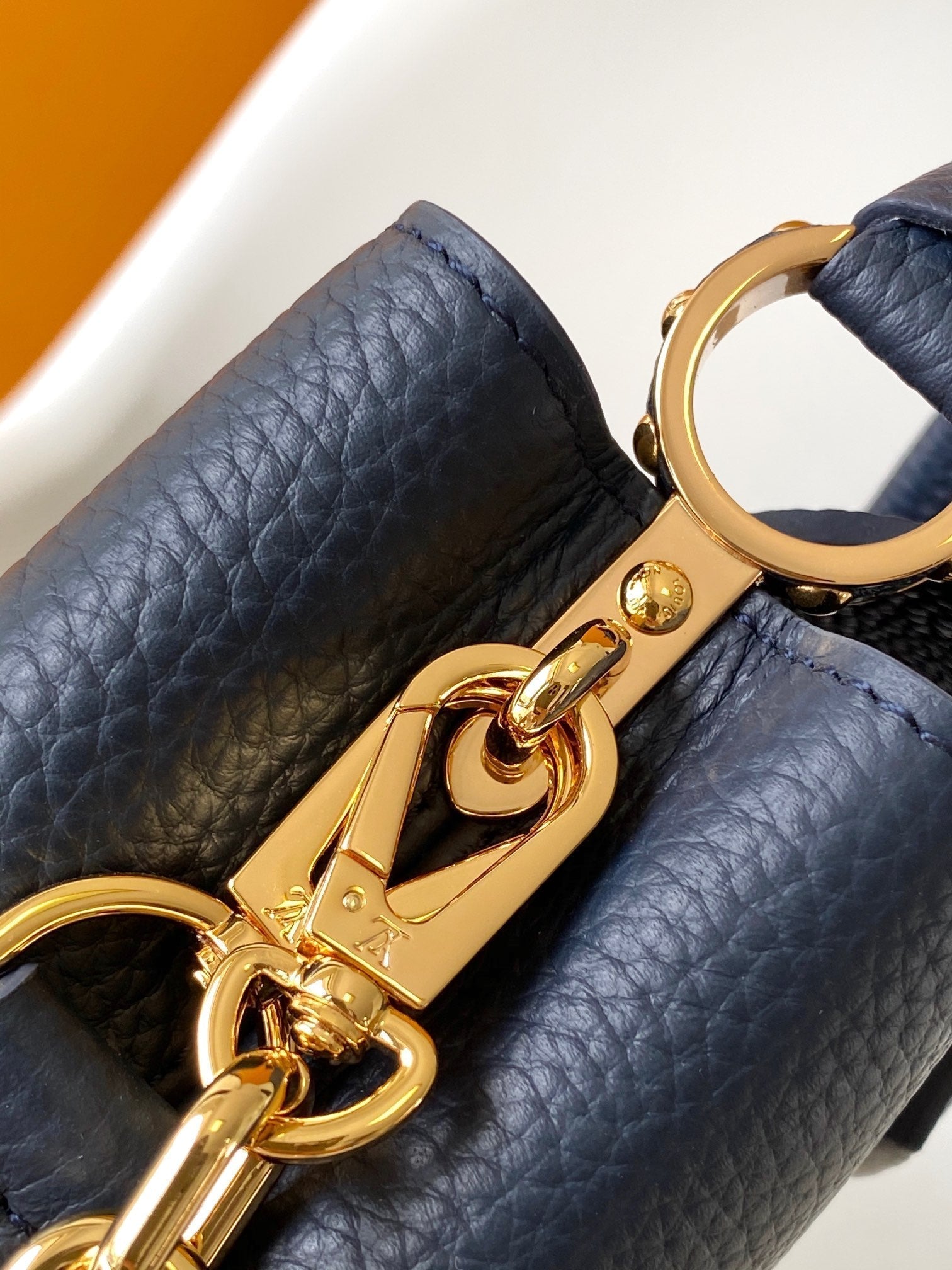 Capucines BB 21cm Bag Royal Blue Cowhide 251675