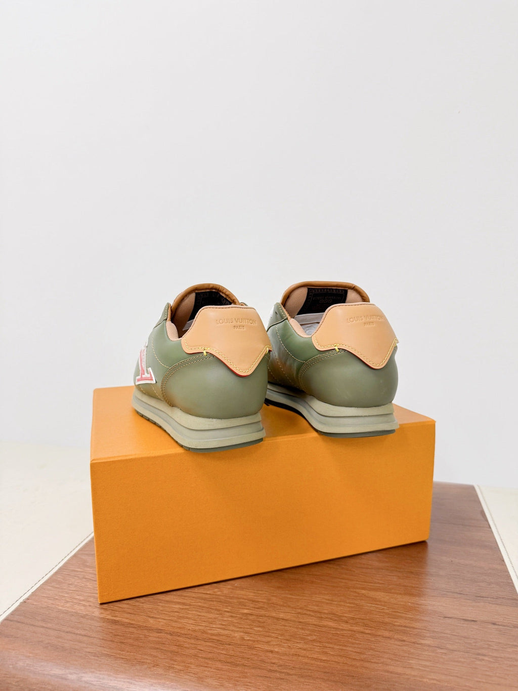 LV 25 Buttersoft Sneaker Green Cowhide 492880