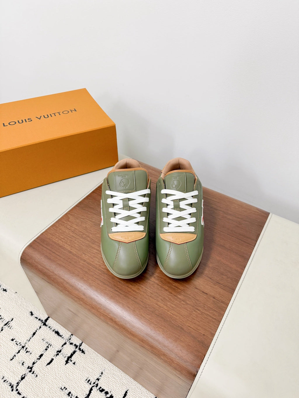 LV 25 Buttersoft Sneaker Green Cowhide 492880
