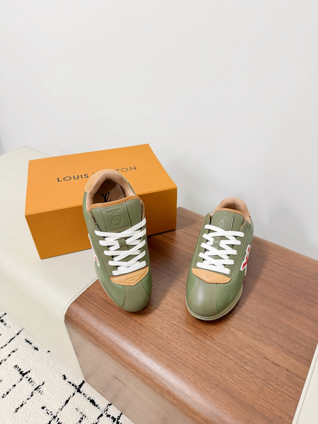 LV 25 Buttersoft Sneaker Green Cowhide 492880