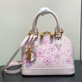 LV x TM Cherry Blossom Bag 23.5cm Pink Leather 334088