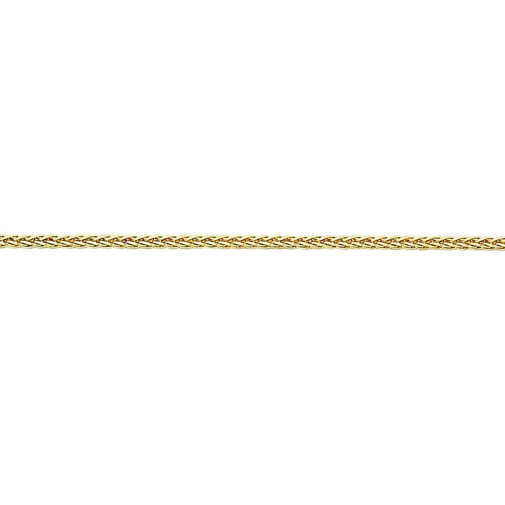 40cm Wheat Chain in 9kt Yellow Gold