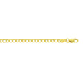 9kt Yellow Gold 40cm Curb Link Necklace