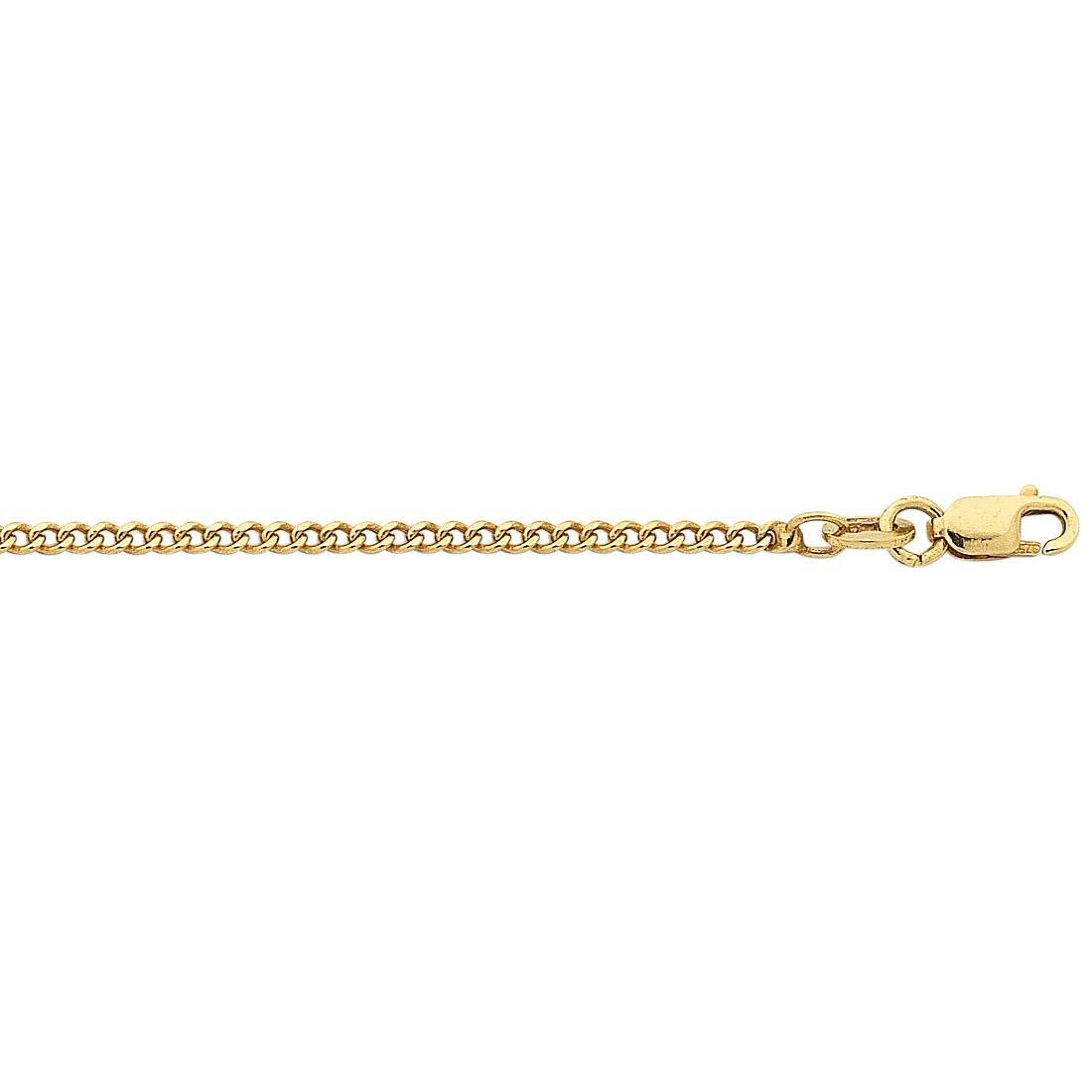 50cm Tight Curb Chain in 9kt Yellow Gold