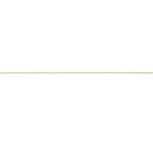 9kt Yellow Gold Curb Necklace 50cm