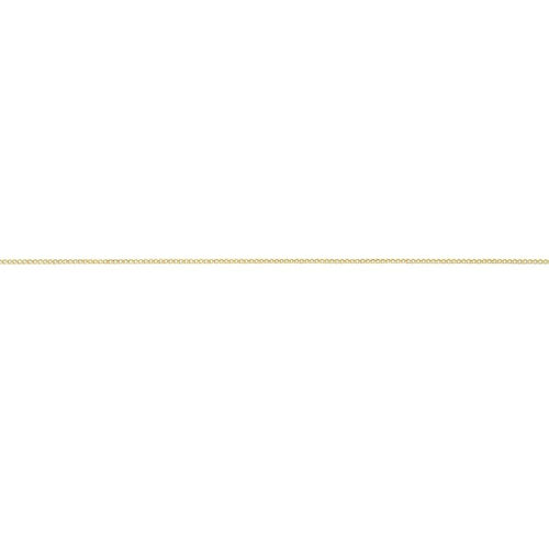 9kt Yellow Gold Curb Necklace 55cm