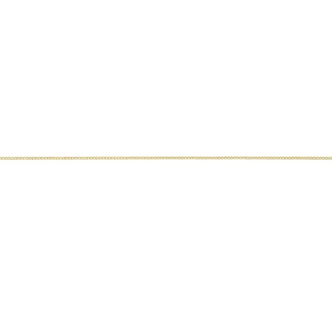 9kt Yellow Gold Curb Necklace 60cm