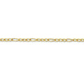 55cm Figaro Chain in 9kt Yellow Gold