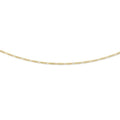 50cm Bevelled Figaro Chain in 9kt Yellow Gold