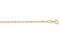 40cm Singapore Chain in 9kt Yellow Gold