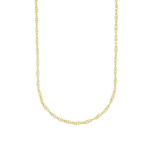 50cm Solid Singapore Chain in 9kt Yellow Gold