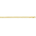 9kt Yellow Gold 55cm Curb Chain Necklace
