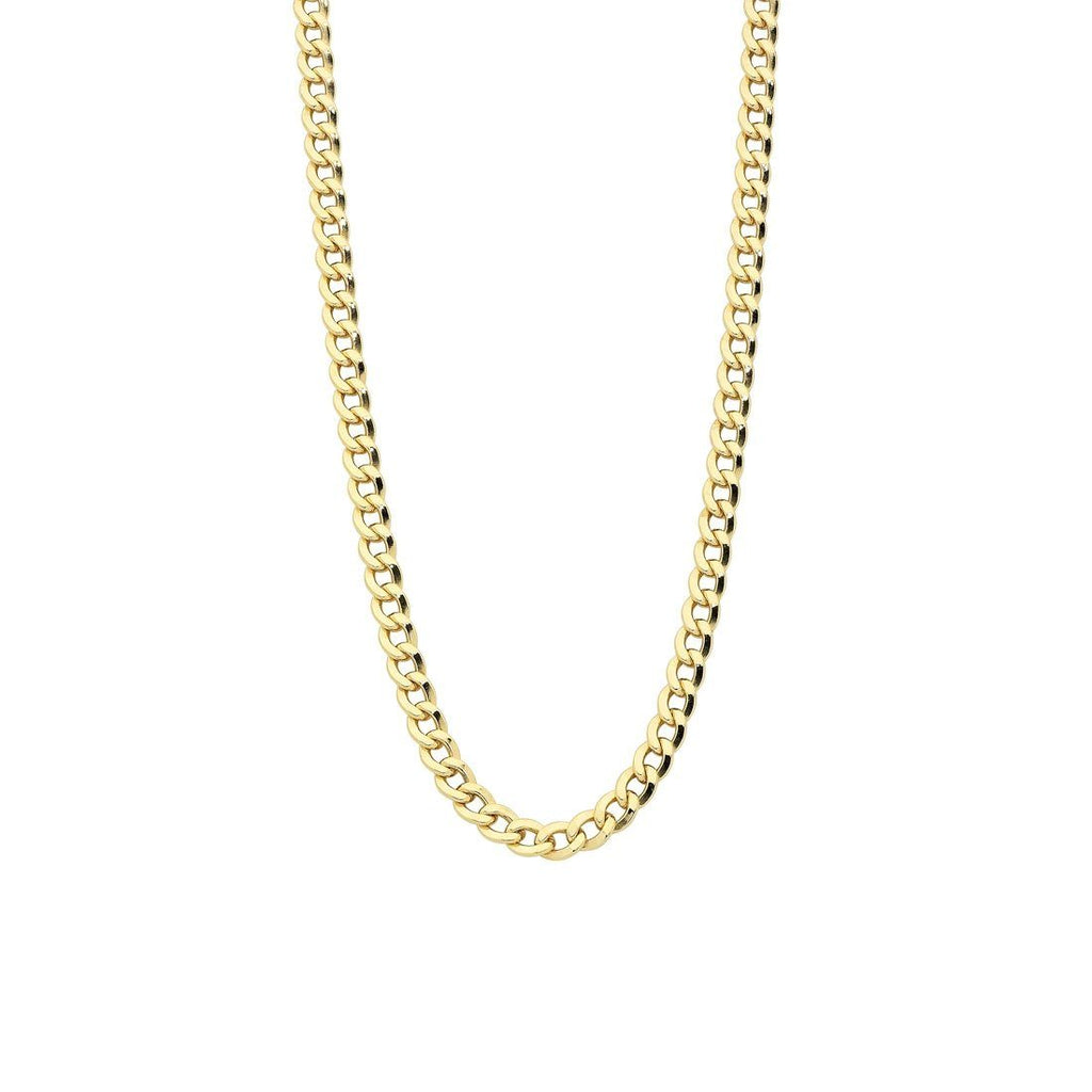 9kt Yellow Gold 50cm Open Curb Chain Necklace