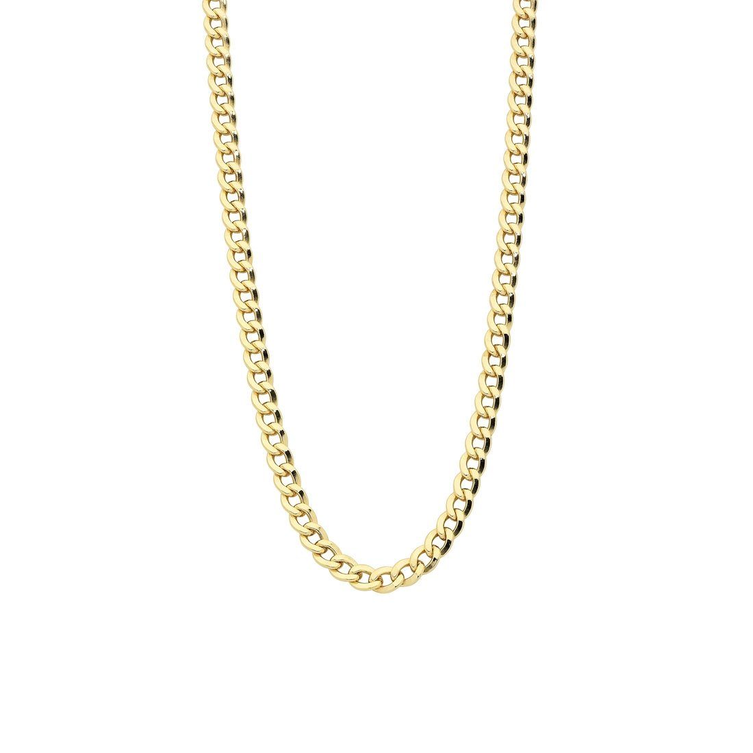 9kt Yellow Gold 50cm Open Curb Chain Necklace