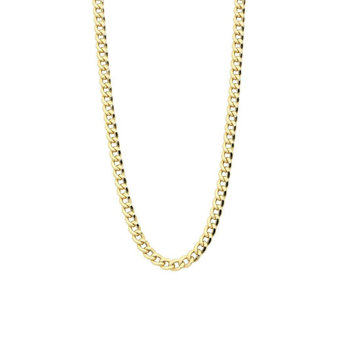 9kt Yellow Gold 50cm Open Curb Chain Necklace