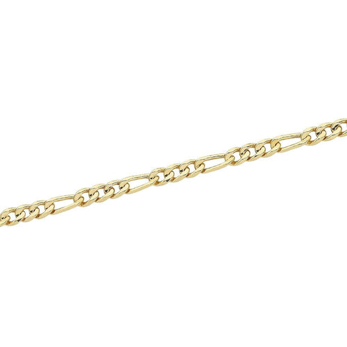 9kt Yellow Gold 60cm Figaro Chain Necklace