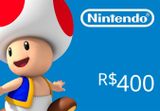 Nintendo eShop Prepaid Card R$400 BR Key