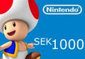Nintendo eShop Prepaid Card SEK 1000 Key SE