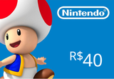 Nintendo eShop Prepaid Card R$40 BR Key