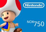 Nintendo eShop Prepaid Card 750 NOK NO Key