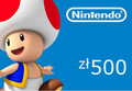 Nintendo eShop Prepaid Card PLN 500 Key PL