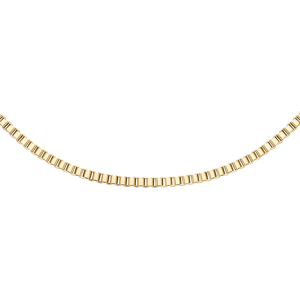 Daniel Wellington Elan Box Chain Necklace Long Gold
