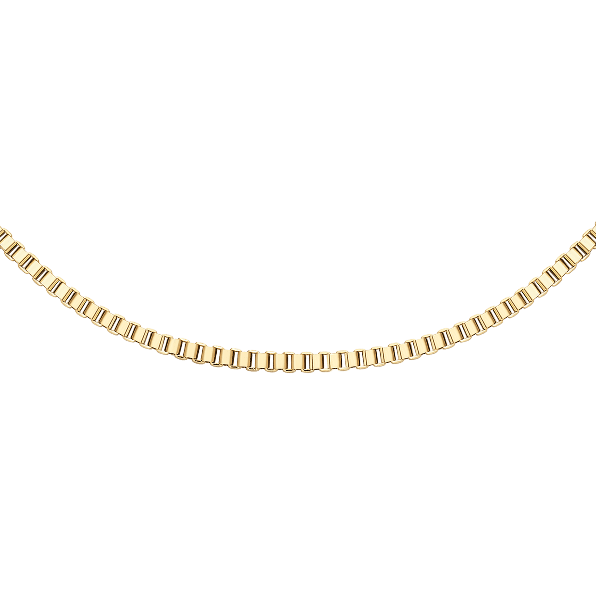 Daniel Wellington Elan Box Chain Necklace Long Gold