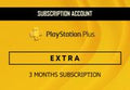 PlayStation Plus Extra 3 Months Subscription ACCOUNT
