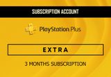 PlayStation Plus Extra 3 Months Subscription ACCOUNT
