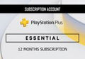PlayStation Plus Essential 12 Months Subscription ACCOUNT