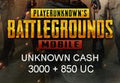 PUBG Mobile - 3000 + 850 UC CD Key