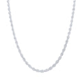 60cm 2.9mm Width Rope Chain Necklace in Sterling Silver