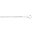 45cm 1.5mm Width Fine Curb Necklace in Sterling Silver