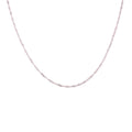 45cm 1mm-1.5mm Width Singapore Twist Chain Necklace in Sterling Silver