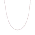 45cm 1mm-1.5mm Belcher Chain Necklace in Sterling Silver