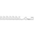 55cm 6.5mm Curb Chain Necklace in Sterling Silver