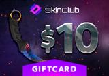 Skin.Club $10 Gift Card