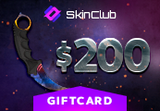 Skin.Club $200 Gift Card