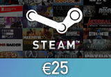 Steam Wallet Card €25 EU Activation Code