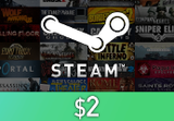 Steam Gift Card $2 Global Activation Code
