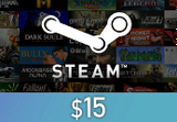 Steam Gift Card $15 Global Activation Code