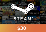 Steam Gift Card $30 Global Activation Code