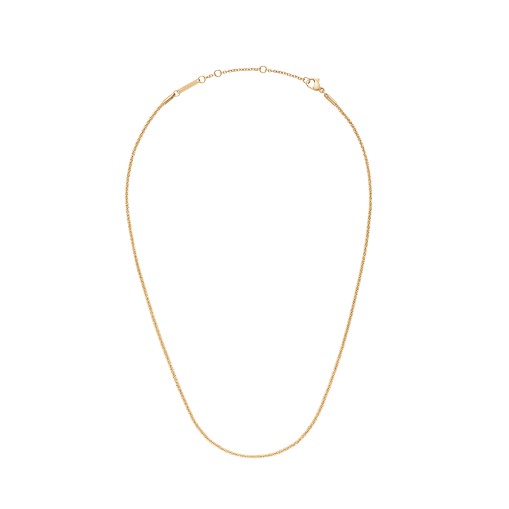Daniel Wellington Elan Twisted Chain Necklace Long Gold